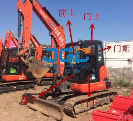 Kx165-5 graafwerktuig Front Gear Rear Block Left en Juiste Deuren en Vensters Hoger en Lager Windscherm