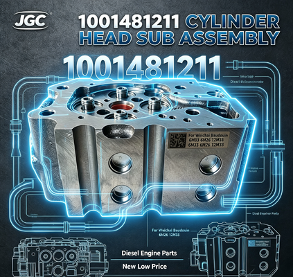 1001481211 Nieuwe goedkope cilinderkop Onderassemblage Cilinderkop voor Weichai Baudouin 6M33 6M26 12M33 Dieselmotoren