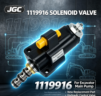 1119916 Solenoïdeklep voor Graafmachine Hoofdpomp - Nieuw Vervangingsonderdeel