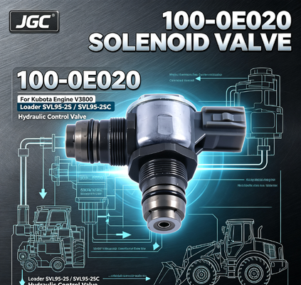 100-0E020 Excavatoronderdelen Solenoïde klep voor Kubota Motor V3800 Loader SVL95-2S SVL95-2SC