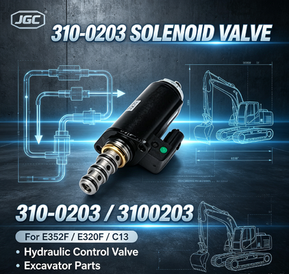 310-0203 3100203 EXKAVATOR SOLENOID VALVEL voor E352F E320F C13 HYDRAULISCH SOLENOID VALVEL