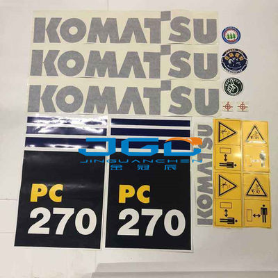 Van het Graafwerktuigspare parts whole van PC130 PC160 PC200 PC240 PC360 de Sticker van het de Machinelichaam
