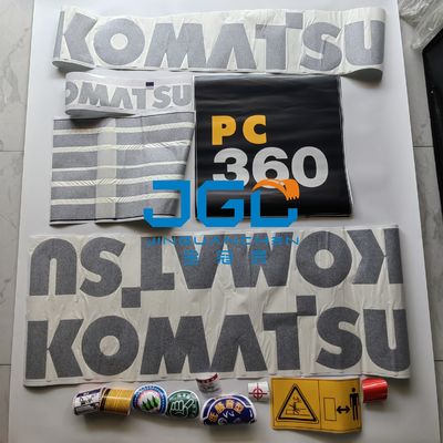 Het buiten van het Graafwerktuigspare parts PC360 van de Lichaamssticker Graafwerktuig Sticker