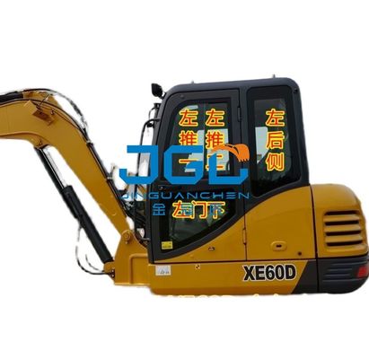 XE60D Graafmachine Voorruit Onderste voordeur Dakraam Rechterarm Gehard glas