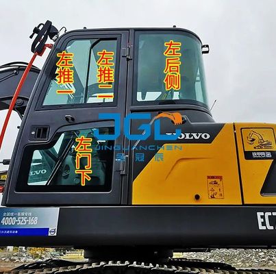 EC75D Graafmachine Glazen voorkant Bovenste en onderste linkerdeur Duw Achterruit Rechts Groot dakraam