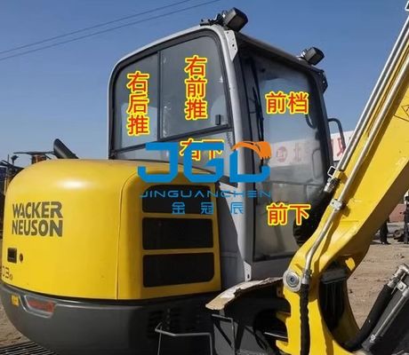 Graafmachine Z38 50 60 Voortandwiel Bovenste en onderste linker achterschuifraam van gehard glas