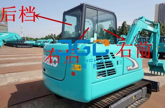 SK60-8 Graafmachine voorgewiel Achterdeur en raam Links en rechts Boven- en onderarm Voorruit