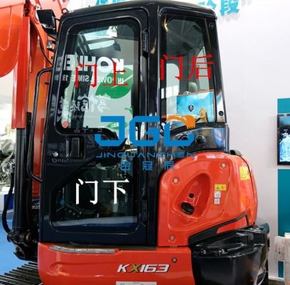 KX163-5 Graafmachine Voorband Achterbeeld Links en Rechts Deuren En Vensters Voorruit