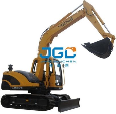 Yc85-8 graafwerktuig Front Gear Rear Block Left en Juiste Deuren en Vensters Hoger en Lager Windscherm