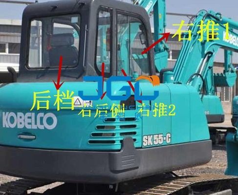 Sk55-c Graafwerktuig Front And Rear Gears Left en Juiste Vensters en Hogere en Lagere Windschermen