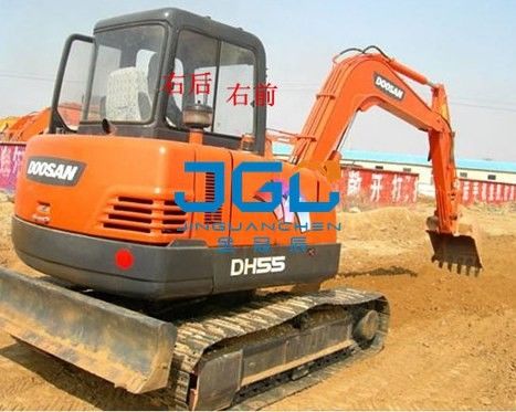 Graafwerktuig Glass dh55-lc-7 Linker en Juiste Deuren de van Front And Rear Windshield, en Vensters