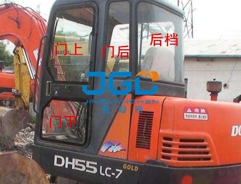 Graafwerktuig Glass dh55-lc-7 Linker en Juiste Deuren de van Front And Rear Windshield, en Vensters