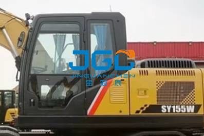 SY155W Windscherm van het het Dakraam Grote Wapen van Door Front And Rear Left And van het wielgraafwerktuig het Juiste Lagere