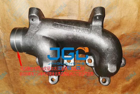 Uitlaatgordel van de graafmachine 6151-11-5110 PC400-7 6D125 Uitlaatgordel