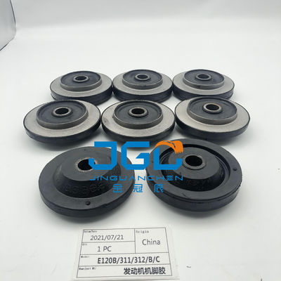 Hoogwaardige E120B E312C E312B E311 Motor Mount Rubber voor Caterpillar Graafmachine Motor Kussen