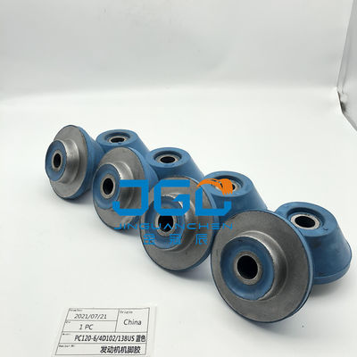 Hoogwaardige motor montage motor systemen onderdelen montage rubber kussen voeten bumper voor PC120-6 4D120 PC138US Excavato