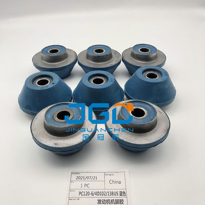 Hoogwaardige motor montage motor systemen onderdelen montage rubber kussen voeten bumper voor PC120-6 4D120 PC138US Excavato