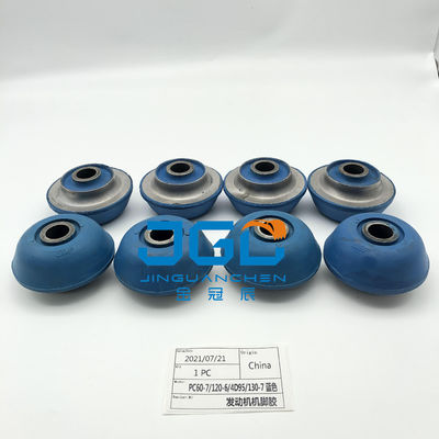Hoogwaardige meerdere rubberen bevestigingen motor graafmachine onderdelen motor kussen voor PC60-7 PC120-6 4D95 PC130-7