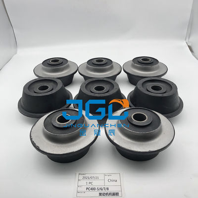 Levering van meerdere soorten/groottes flexibele rubberen bevestigingen motor graafmachine onderdelen motor kussen voor PC400-5-6-7-8