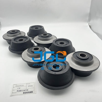 Levering van meerdere soorten/groottes flexibele rubberen bevestigingen motor graafmachine onderdelen motor kussen voor PC400-5-6-7-8