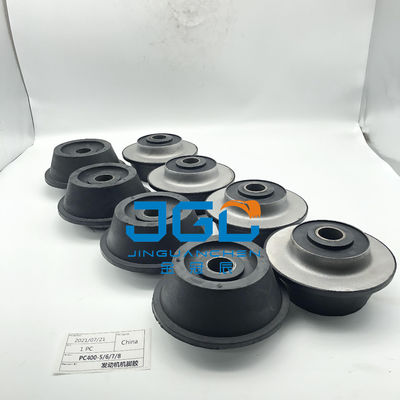 Levering van meerdere soorten/groottes flexibele rubberen bevestigingen motor graafmachine onderdelen motor kussen voor PC400-5-6-7-8