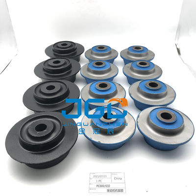 Meerdere rubber monteren motor graafmachine onderdelen motor kussen voor PC600 650