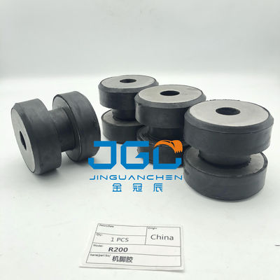 Warme verkoop van hoogwaardige graafmachine motoronderdelen R200 Motor Mount Rubber voor motor montage Front