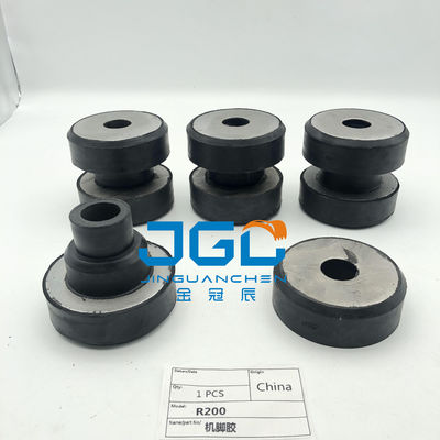 Warme verkoop van hoogwaardige graafmachine motoronderdelen R200 Motor Mount Rubber voor motor montage Front
