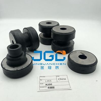 Warme verkoop van hoogwaardige graafmachine motoronderdelen R200 Motor Mount Rubber voor motor montage Front