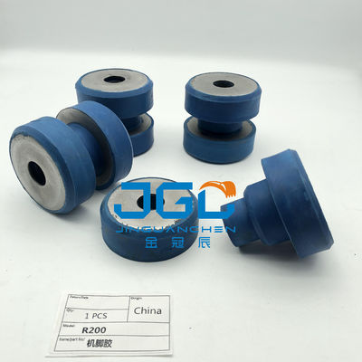 Warme verkoop van hoogwaardige graafmachine motoronderdelen R200 Motor Mount Rubber voor motor montage Front
