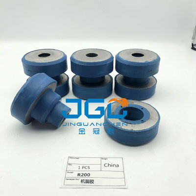 Warme verkoop van hoogwaardige graafmachine motoronderdelen R200 Motor Mount Rubber voor motor montage Front