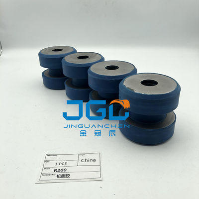 Warme verkoop van hoogwaardige graafmachine motoronderdelen R200 Motor Mount Rubber voor motor montage Front