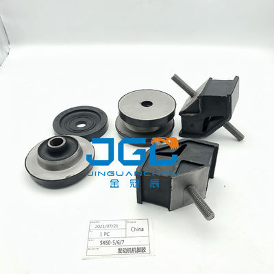 Groothandel Excavator Machine Parts After Market China Rubber Factory Support Plant SK60-5/6/7 Motor Kussen Montage