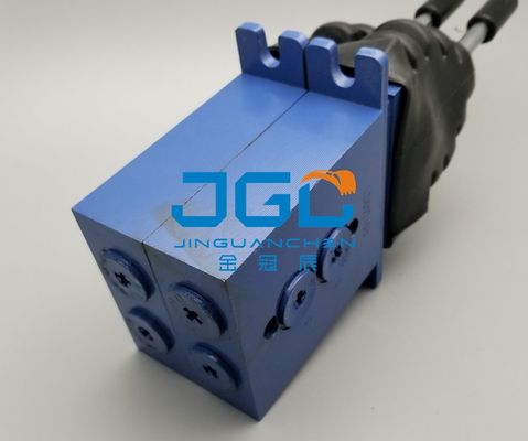 Excavator Hydraulisch reserveonderdeel afstandsbediening Joystick Pilot Handle Valve Controller Voor Double Dozer Blade