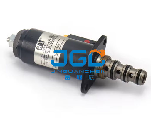 Groothandel Excavatoronderdelen Hydraulische pomp Pilot Veiligheids slot Solenoïde klep 121-1491 Kwe5k-31 G24db30