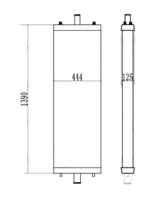 PC850-5 PC800-8 PC850-8 PC800LC-8EO PC850-8EO PC800-8R PC850-8R Radiator voor graafmachines
