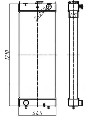 PC360-8 PC360LC-8 207-03-75121 Voor de verkoop in fabrieken van graafmachines