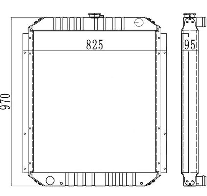 Radiator PC200-6 PC210-6 PC200LC-6 PC210LC-6 20Y-03-21510