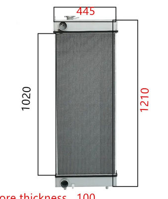 4429250 Graafmachine ZAX300-3 ZAX330-3H ZAX330-3F ZAX330-5G Radiator