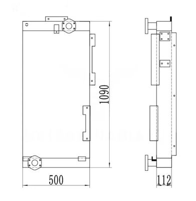 R225-9 R220-9 R210-9 R260-9 R220LC-9 R210LC-9 R260LC-9 Olie koeler 11Q6-40642 11Q6-40640 11Q6-40641 11Q6-40643 11Q6-40646 Voor graafmachines
