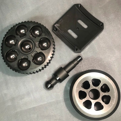 Onderdelen voor graafmachines met hydraulische cilinderblokklepplaat aandrijflijn schachtcentrum pin spoel veer- gietijzer materiaal