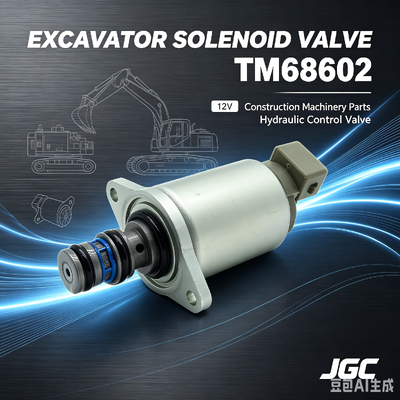 Onderdelen voor graafmachines en bouwmachines TM68602 12V magnetoventil