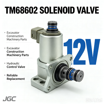 Onderdelen voor graafmachines en bouwmachines TM68602 12V magnetoventil