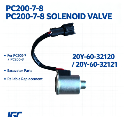 20Y-60-32120 20Y-60-32121 Constructieapparatuuronderdelen PC200-7-8 Graafmachine Solenoïde klep