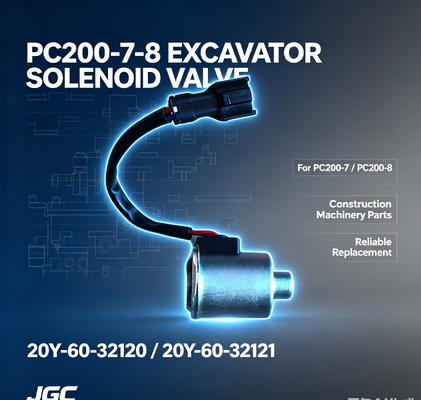 20Y-60-32120 20Y-60-32121 Constructieapparatuuronderdelen PC200-7-8 Graafmachine Solenoïde klep