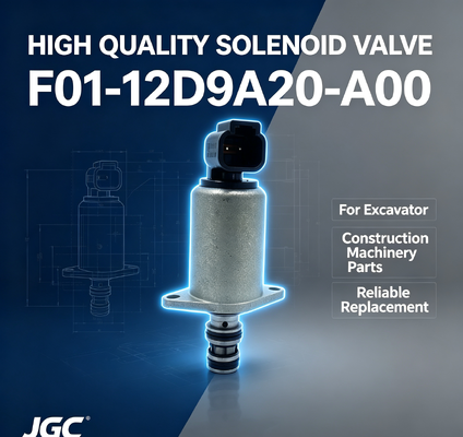 Een hoogwaardig magnetoventil F01-12D9A20-A00 is geschikt voor bouwmachineonderdelen van graafmachines