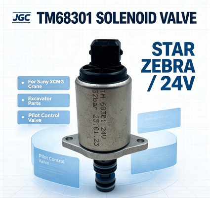 STAR ZEBRA TM68301 Graafmachineonderdelen Nieuwe Thomas Pilot Proportionele Solenoïde Valve voor Sany XCMG Crane 24V voor de detailhandel