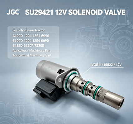 SU29421 VOE11415822 12V Solenoïdeklep voor Tractor 6100D 1204 1354 6090 6115D 6120R 7530E Landbouwmachines Onderdeel