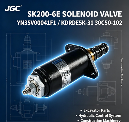 Graafmachine Solenoïdeklep SK200-6E YN35V00041F1 KDRDE5K-31 30C50-102
