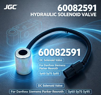 60082591 Hydraulische Reserveonderdelen DC Solenoïdeklep voor Danfoss Parker Rexroth Sy60 Sy75 Sy95